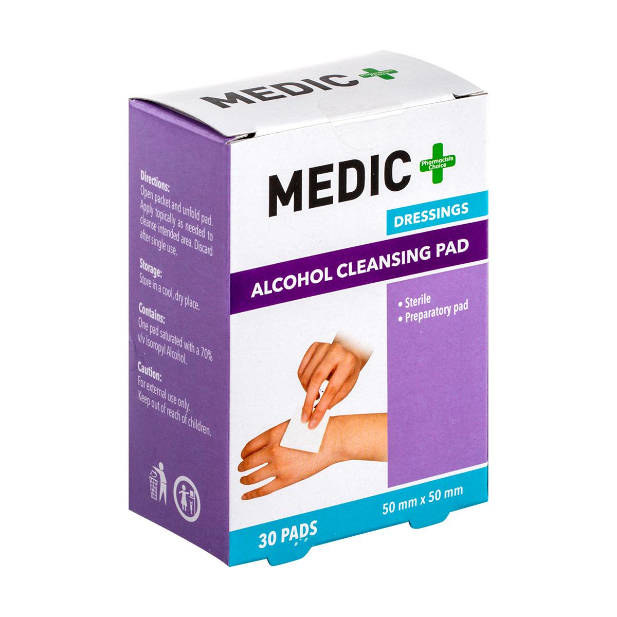 Medic Alcohol Cleansing Pad 30pcs
