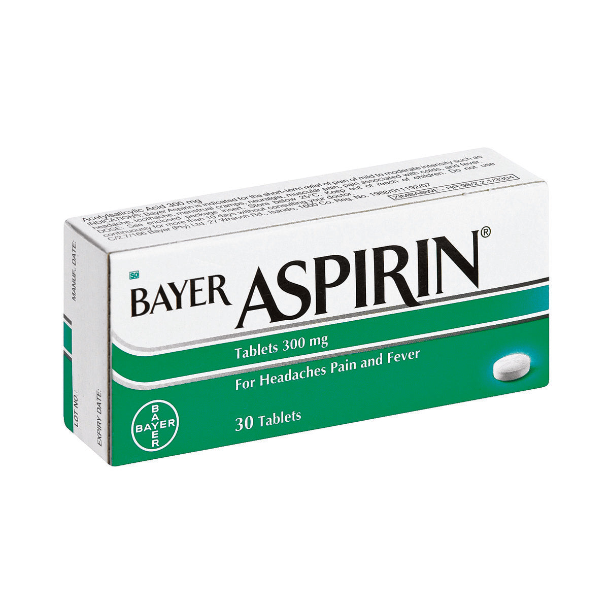 Bayer Aspirin 300mg Tabs  30