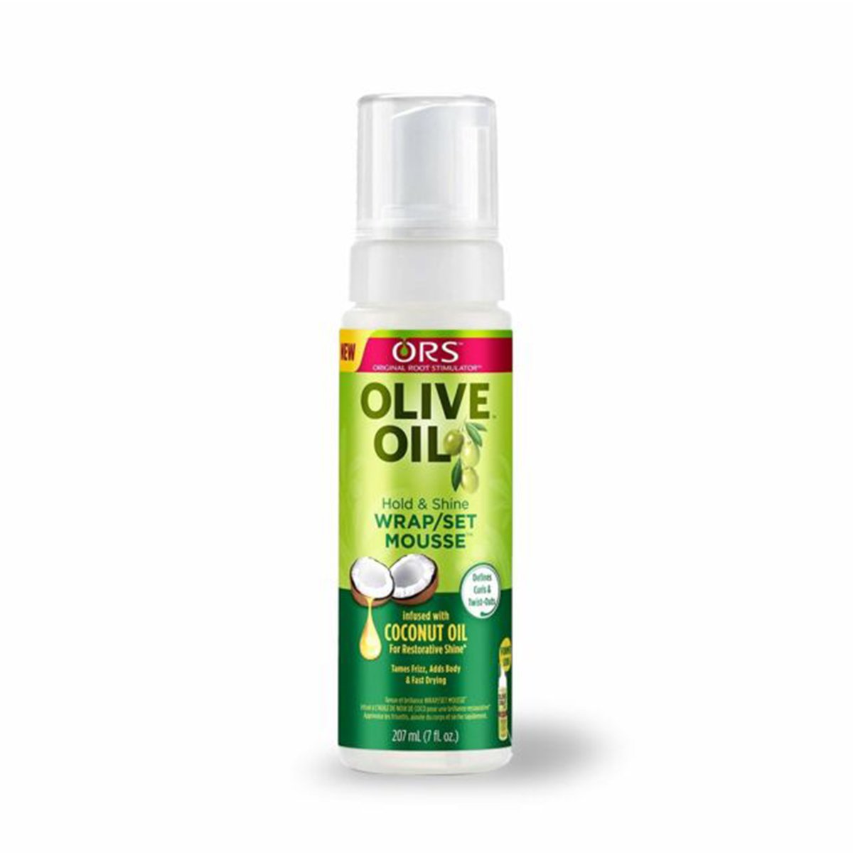Ors Coconut Wrap Set Mousse 207ml