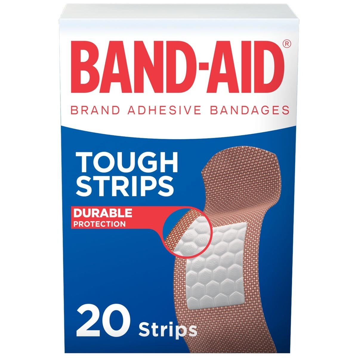 Bandaid 20 Tough Strips