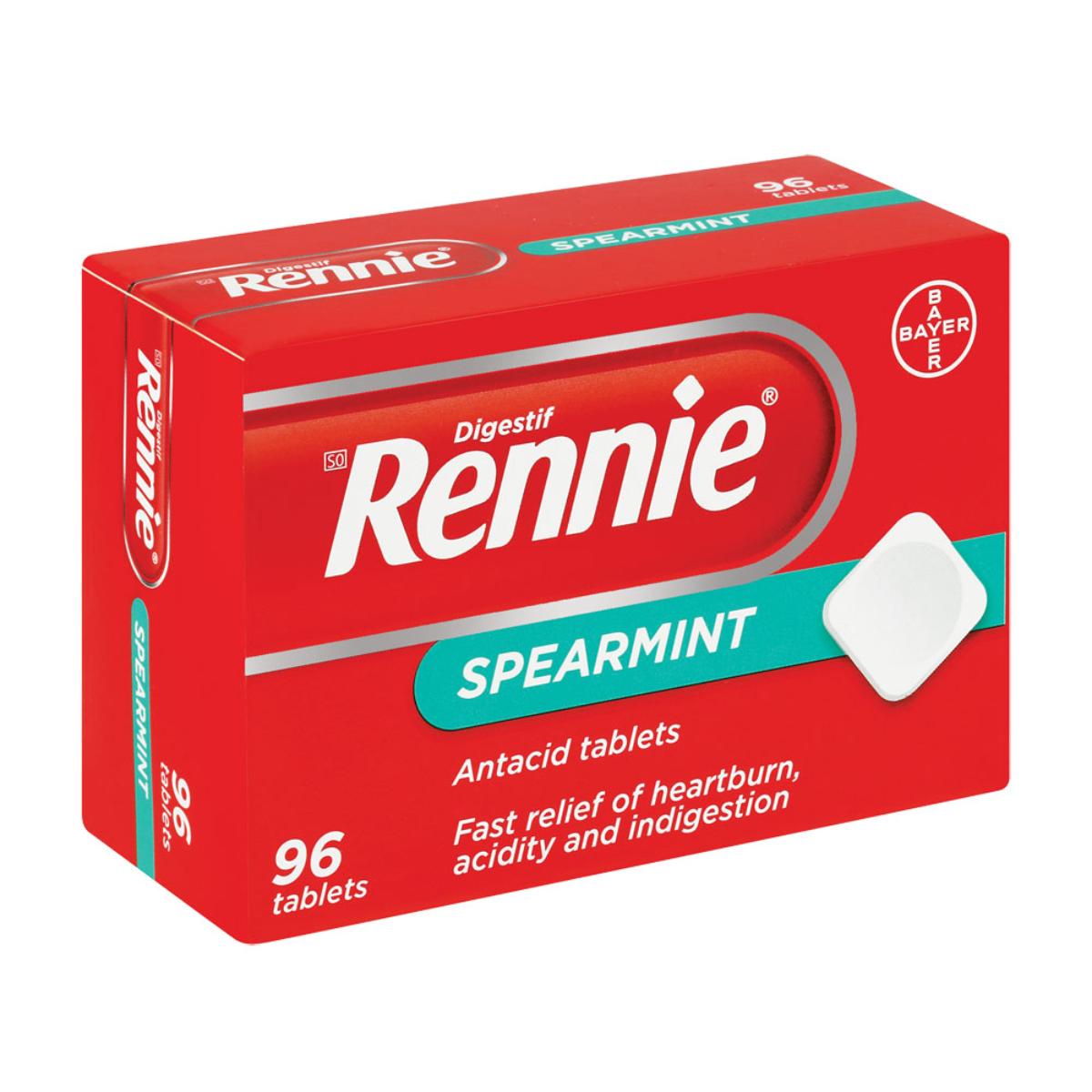 Rennies Tabs 96 Spearmint