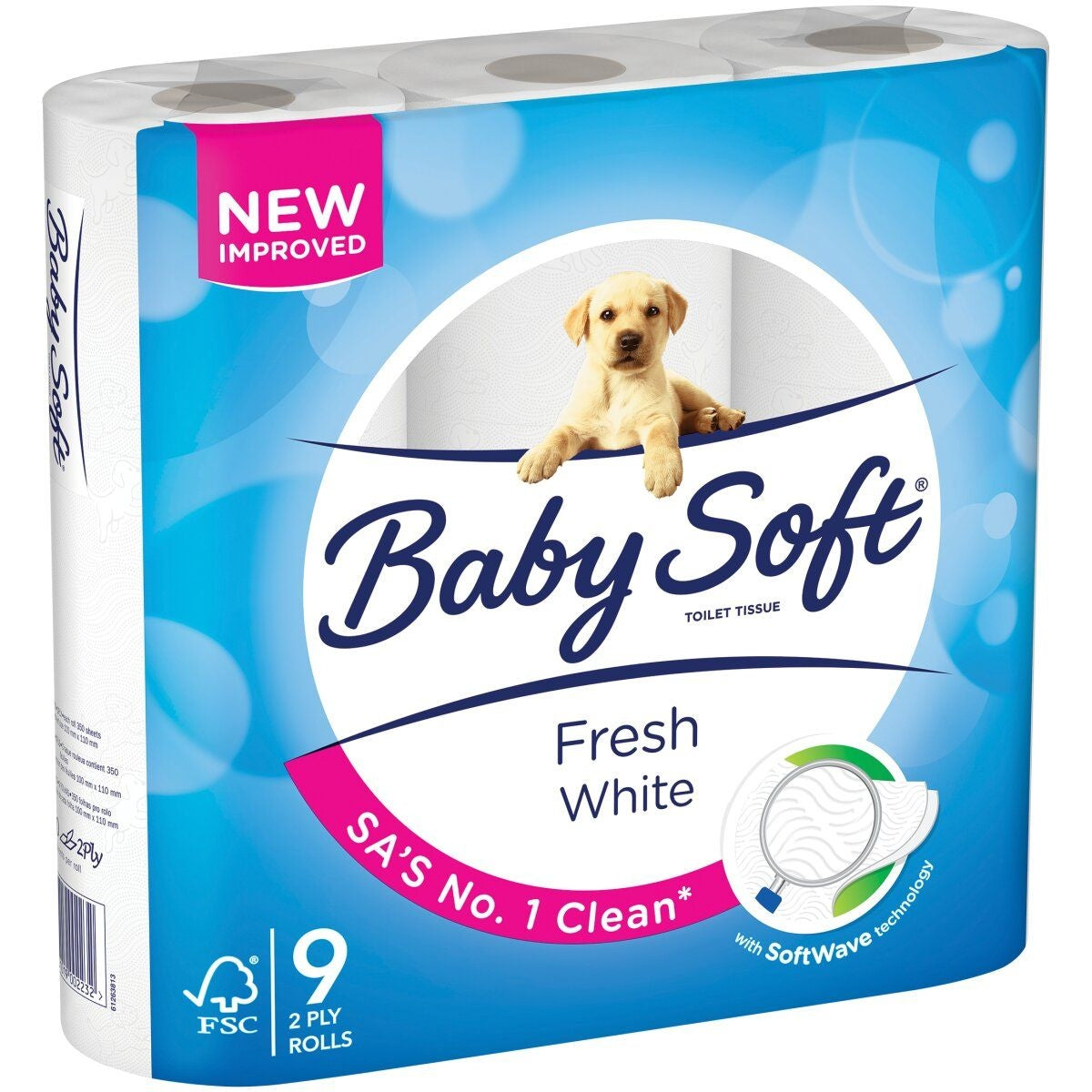 Baby Soft Troll 2ply  9 White