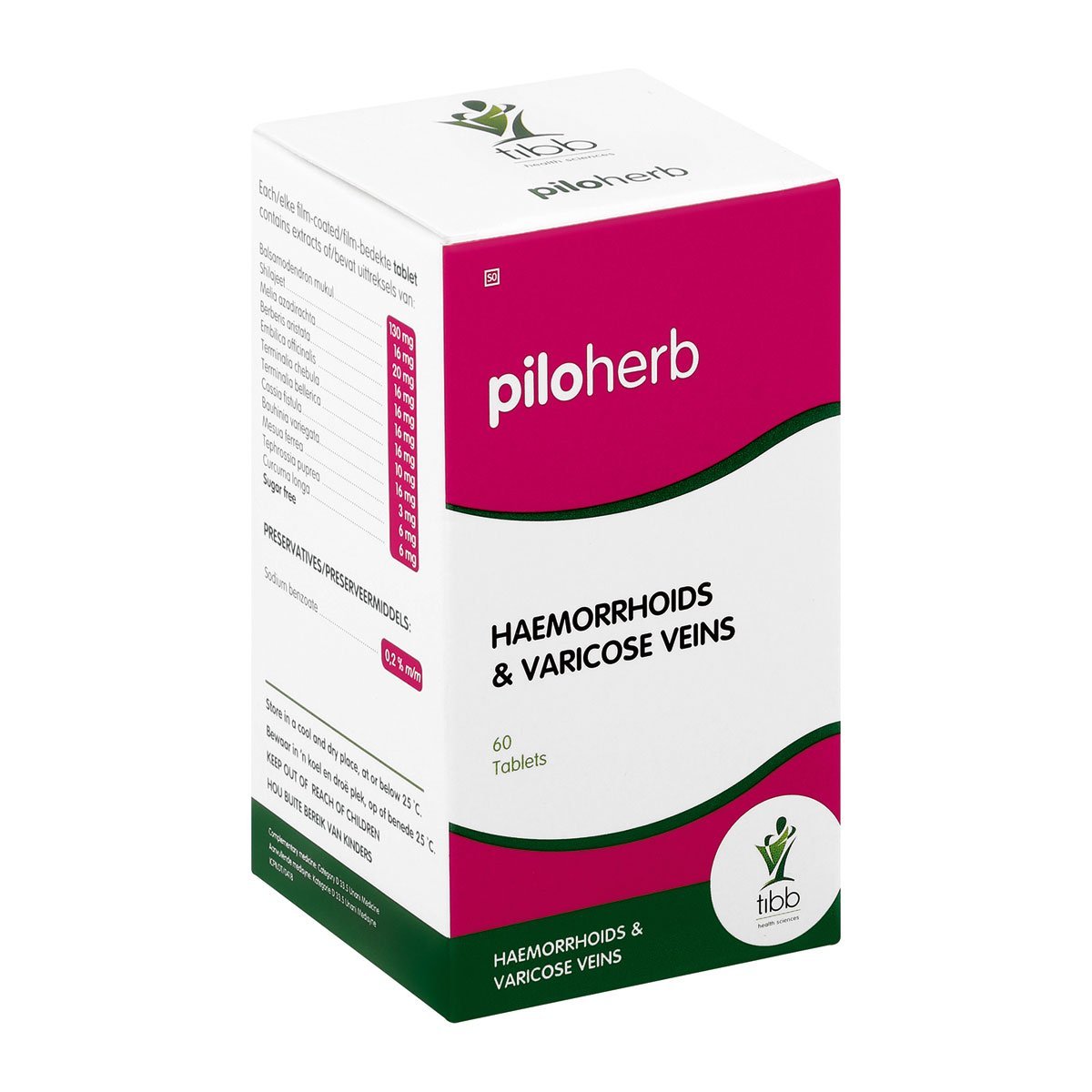 Tibb Piloherb Tabs 60