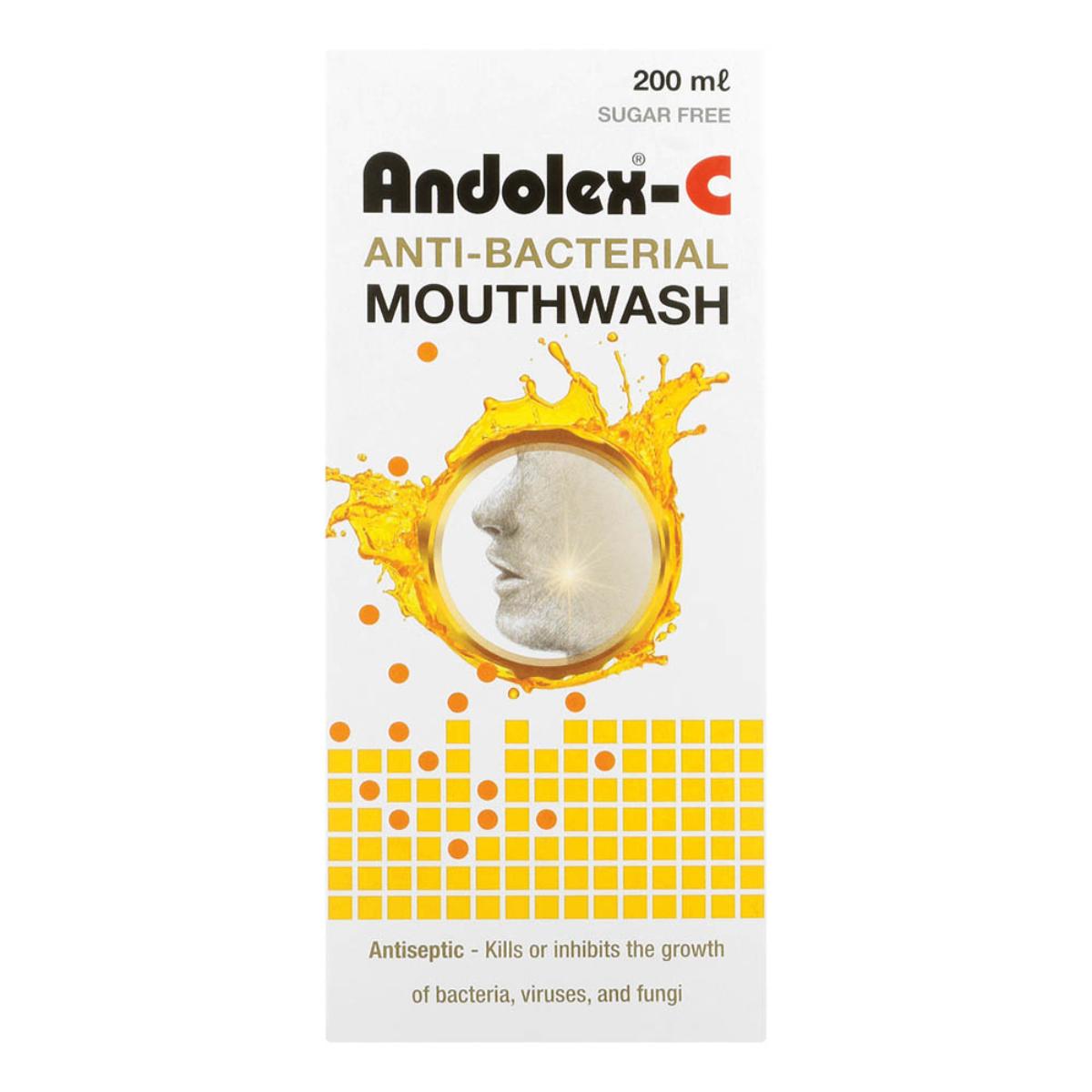 Andolex C Anti-Bacterial Mwash 200ml