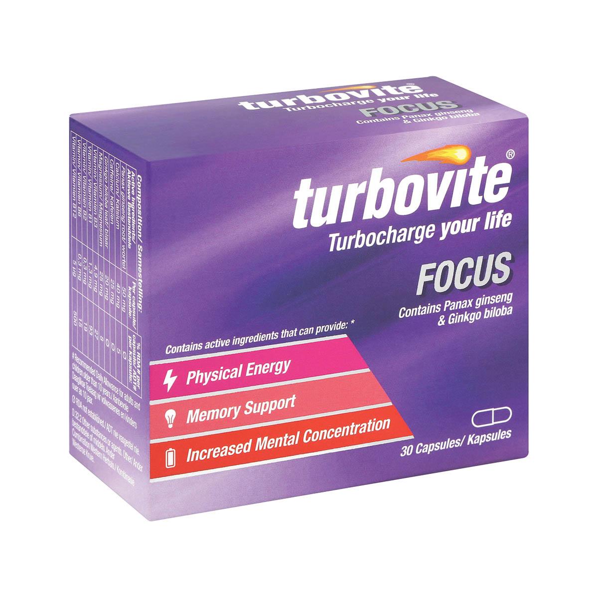 Turbovite Focus Caps 30