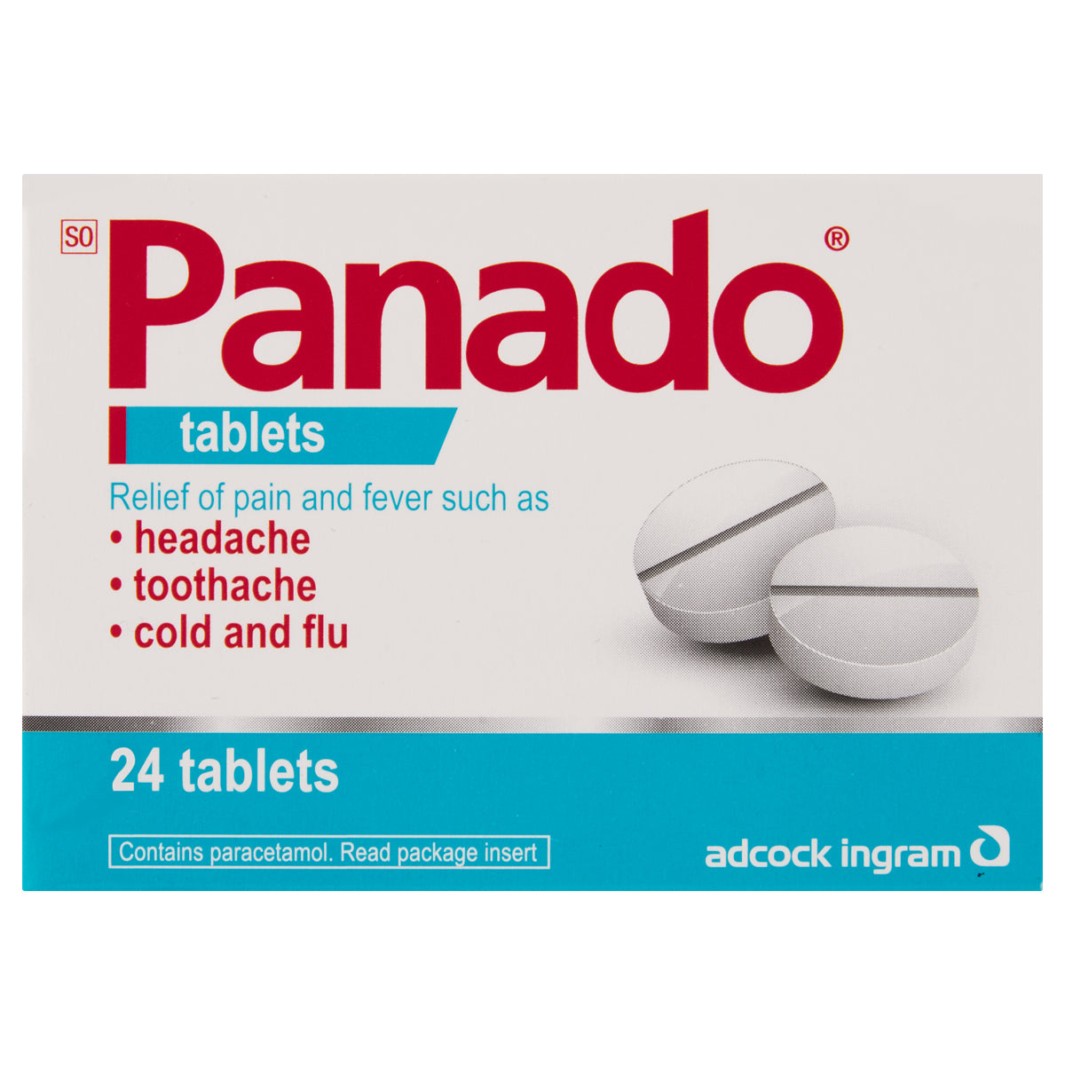 Panado 500mg Tabs  24 (Blister)