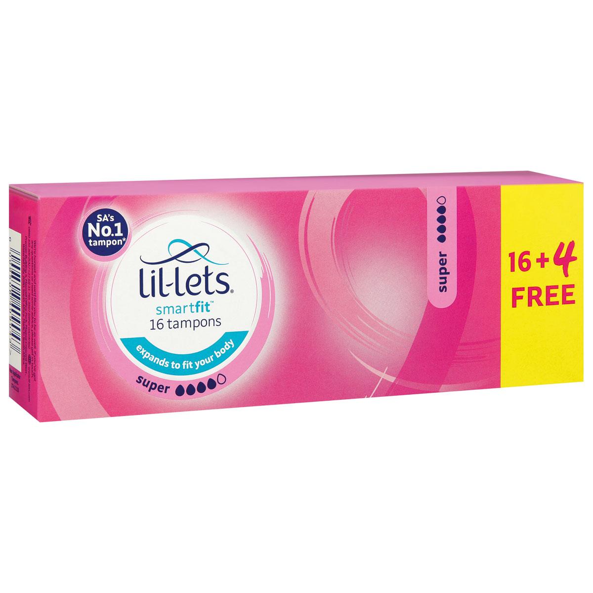 Lil-Lets 16+4 Vp Super Tampons