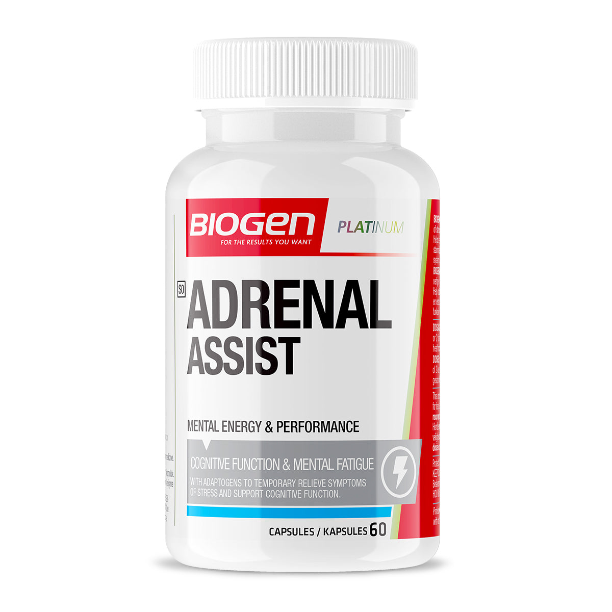 Biogen Adrenal Support Caps 60
