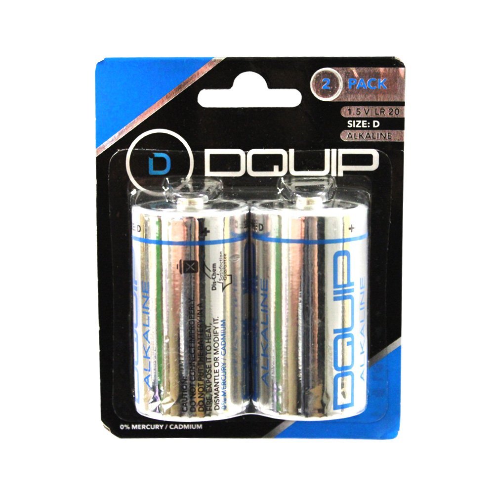 Dquip Battery Alkaline D 2pcs