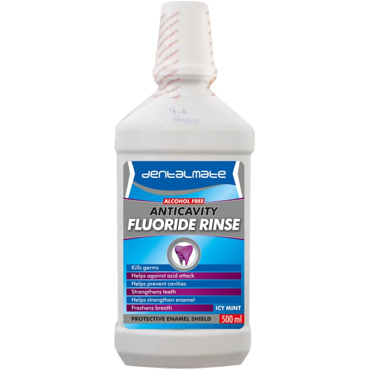 Dentalmate Mwash 500ml A/Cav Fluorid