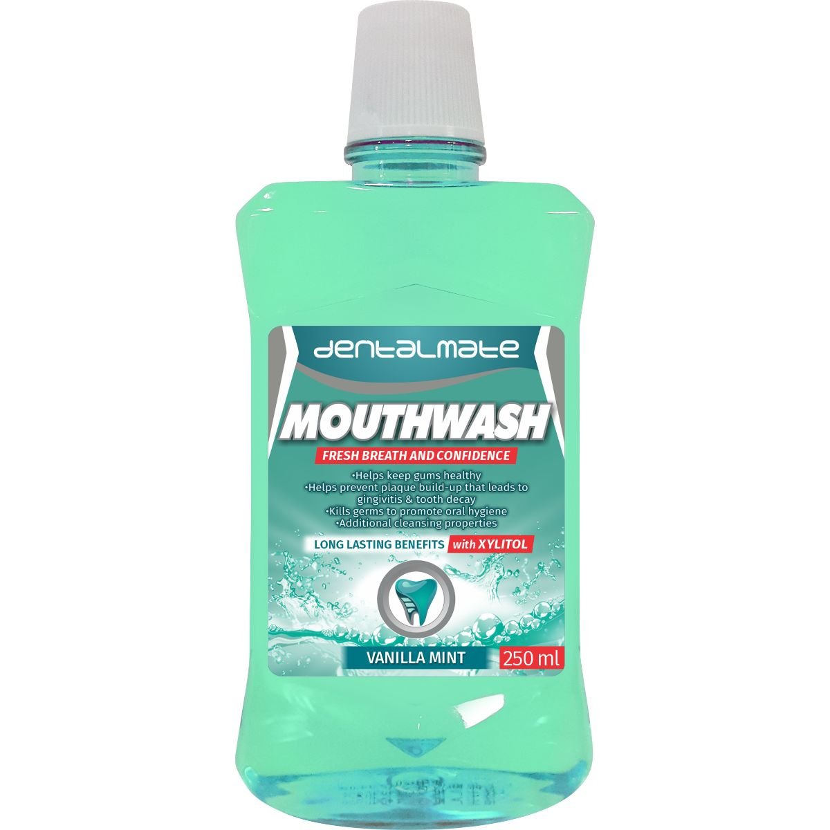 Dentalmate Mwash 250ml Vanilla Mint