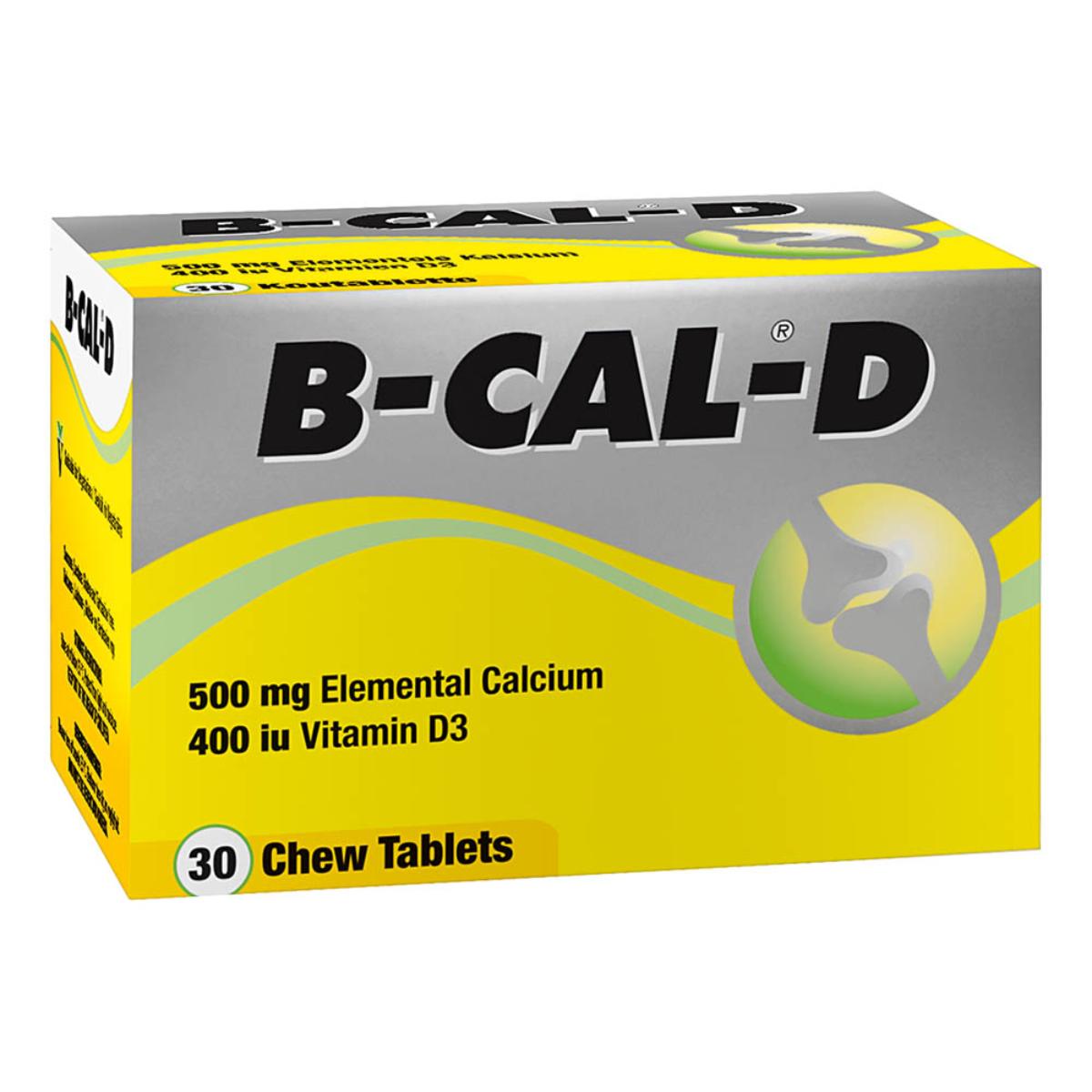 B-Cal D Chew Tabs  30