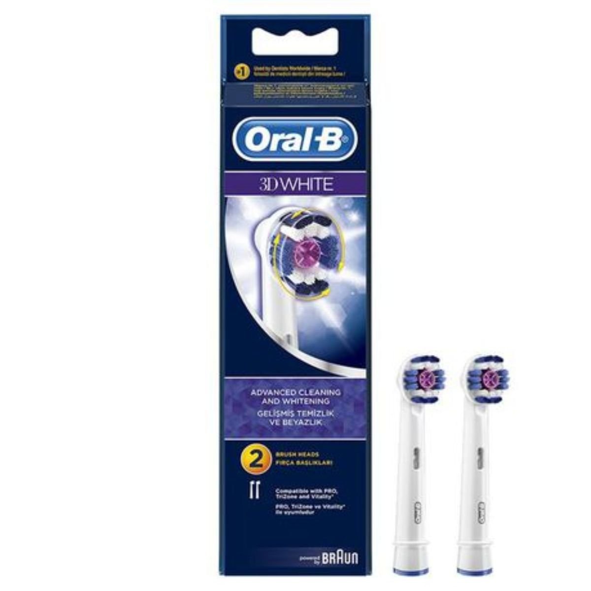 Oral B Bhead 2 Eb18 3d White