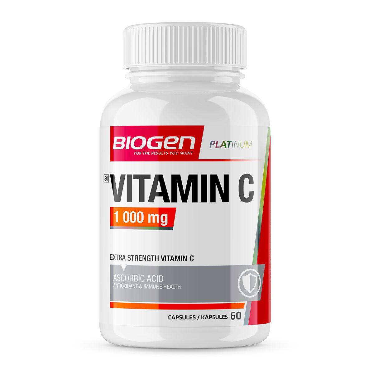 Biogen Vitamin C 1000mg Caps 60
