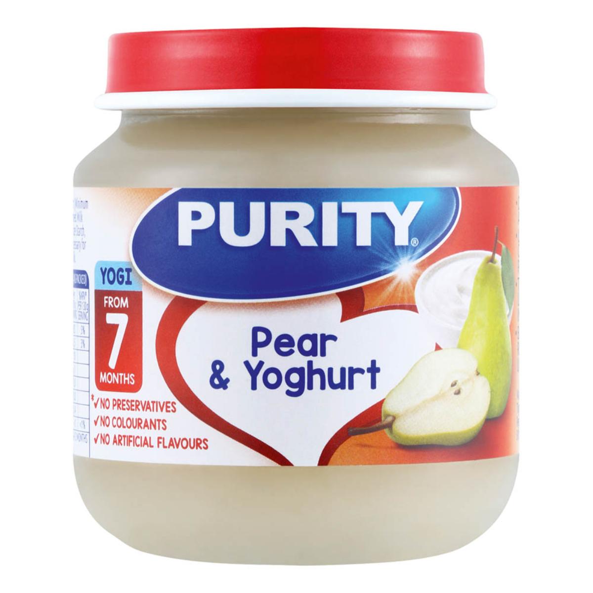 Purity 2 125ml Pears&yoghurt Str