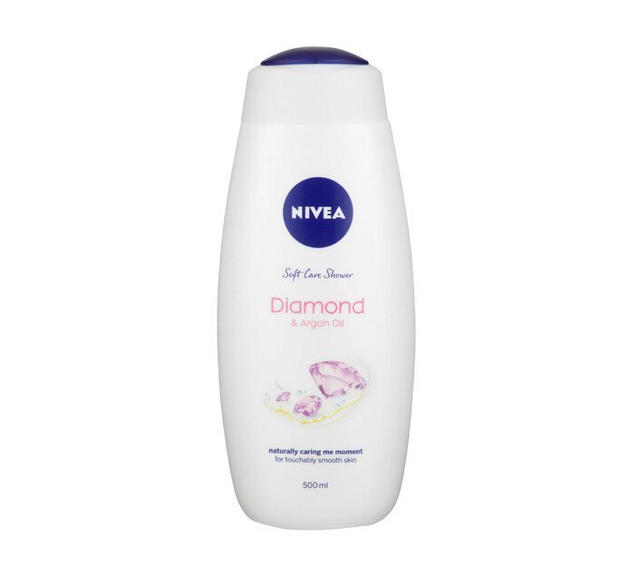 Nivea Shw Gel 500ml Diamond Argan Oi