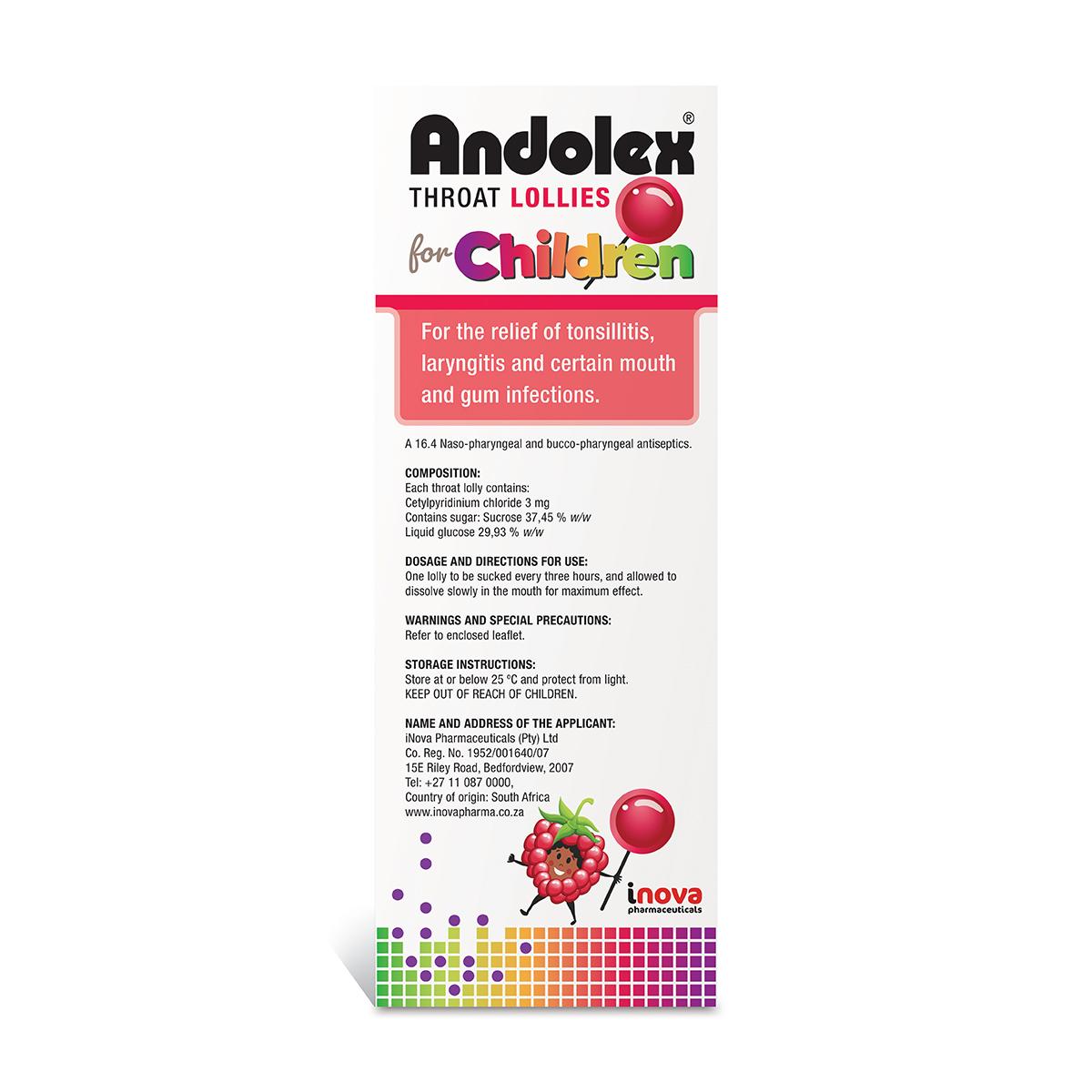 Andolex Throat Lollies 10 (Was Golde