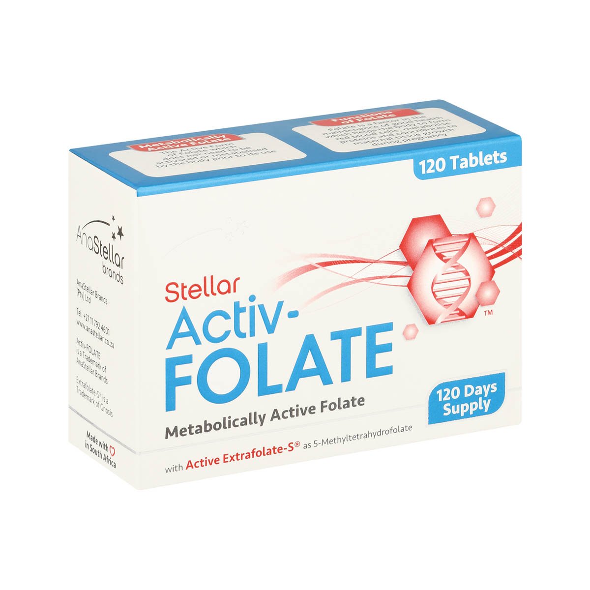 Stellar Activ-Folate Tabs 120