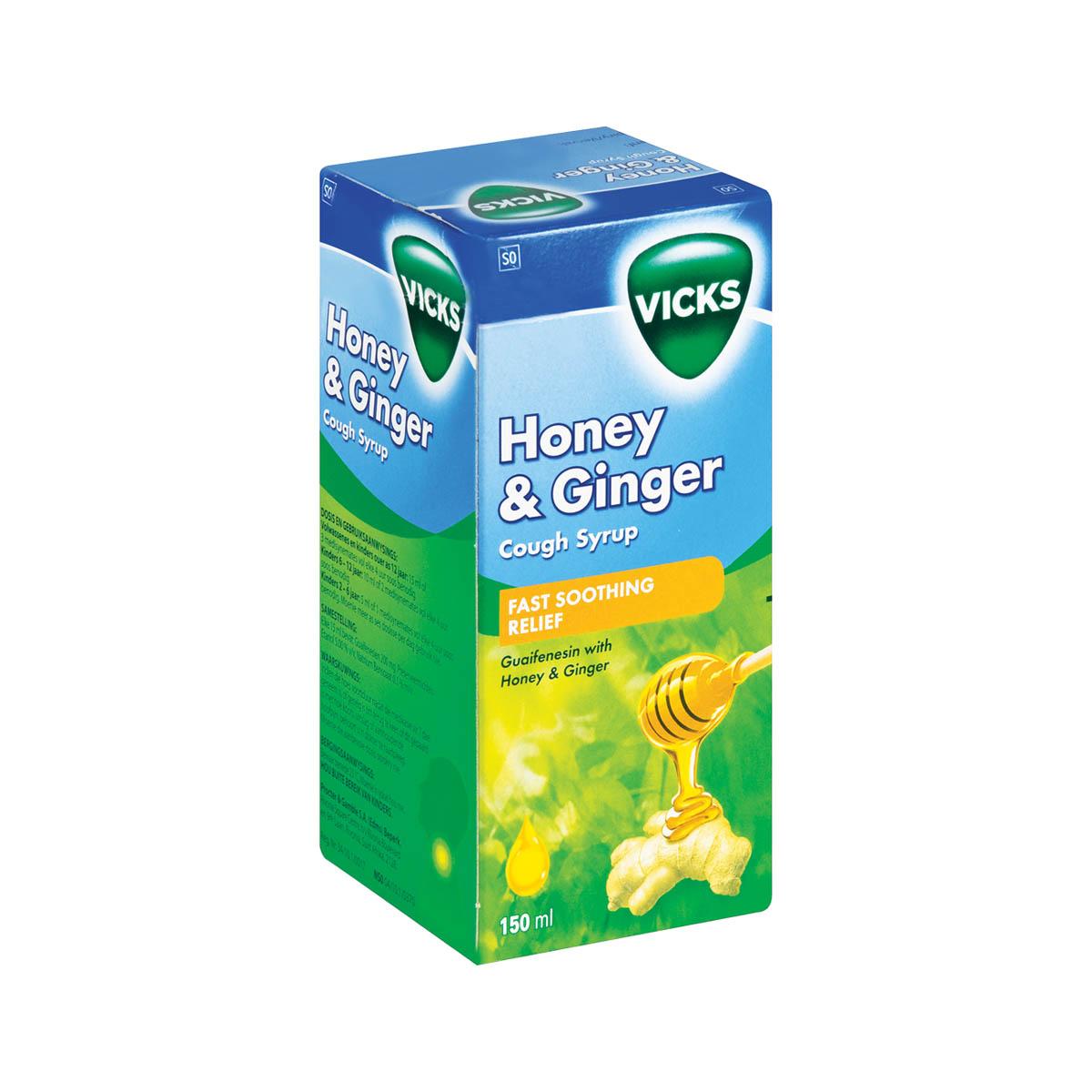 Vicks Cough Syrup  150ml Honey&ginge
