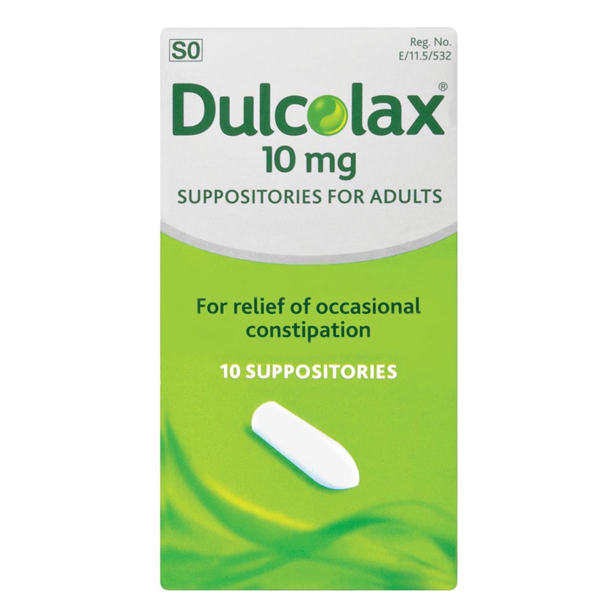 Dulcolax   Supps 10 Adult