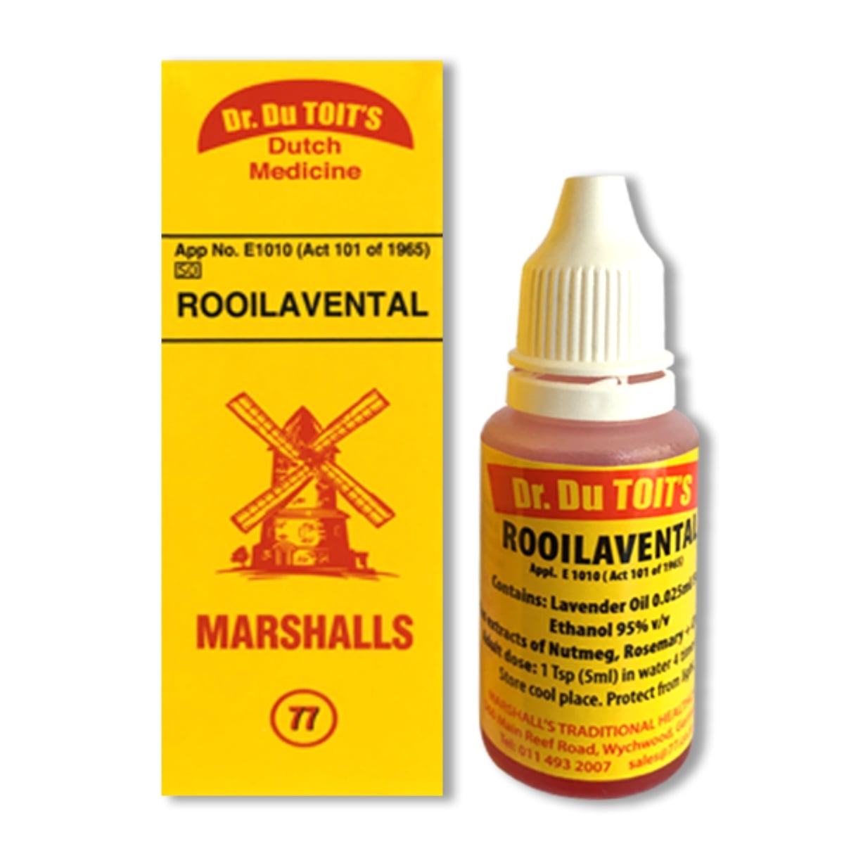 Dr Du Toit Rooilaventel 20ml