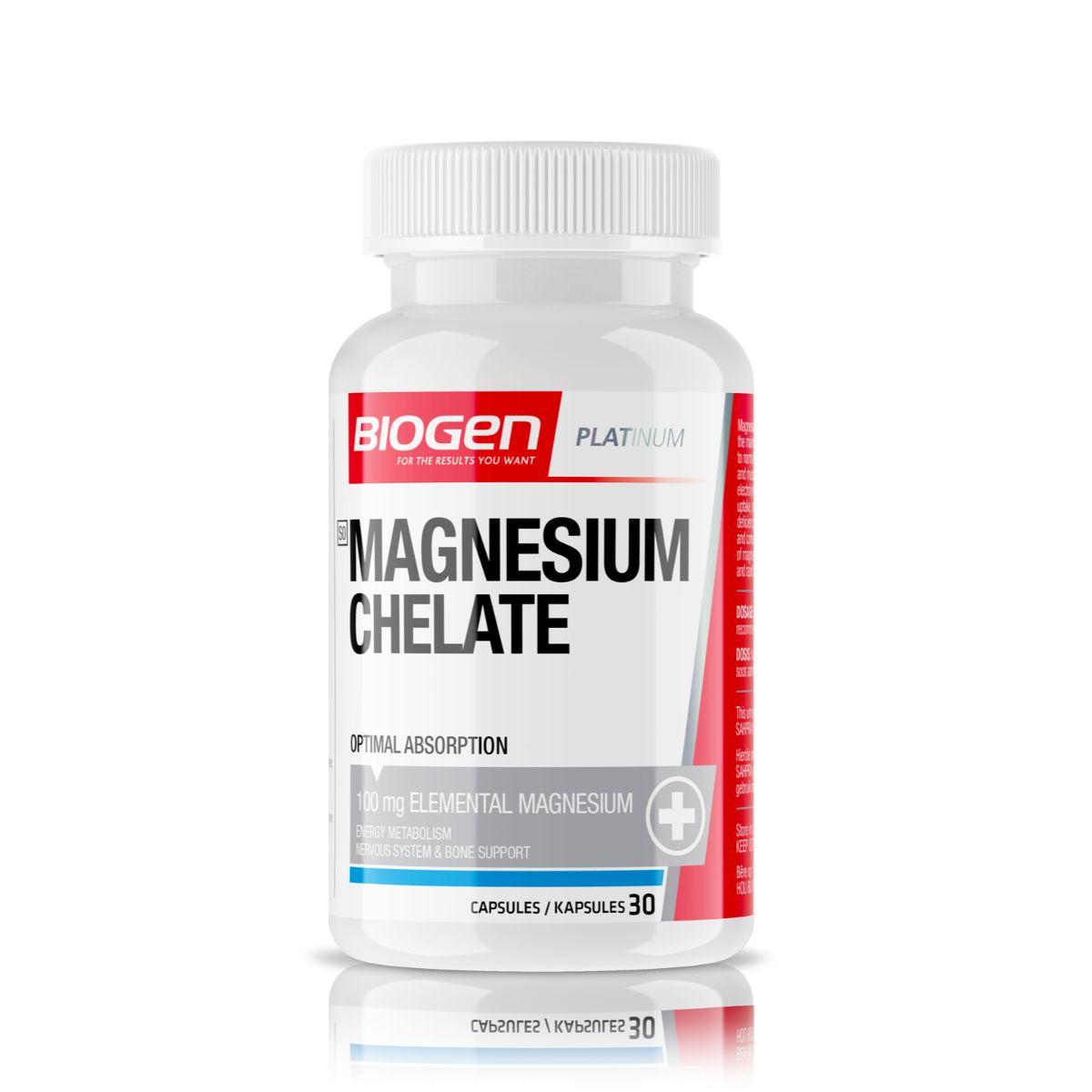 Biogen Magnesium Chelate Caps 30