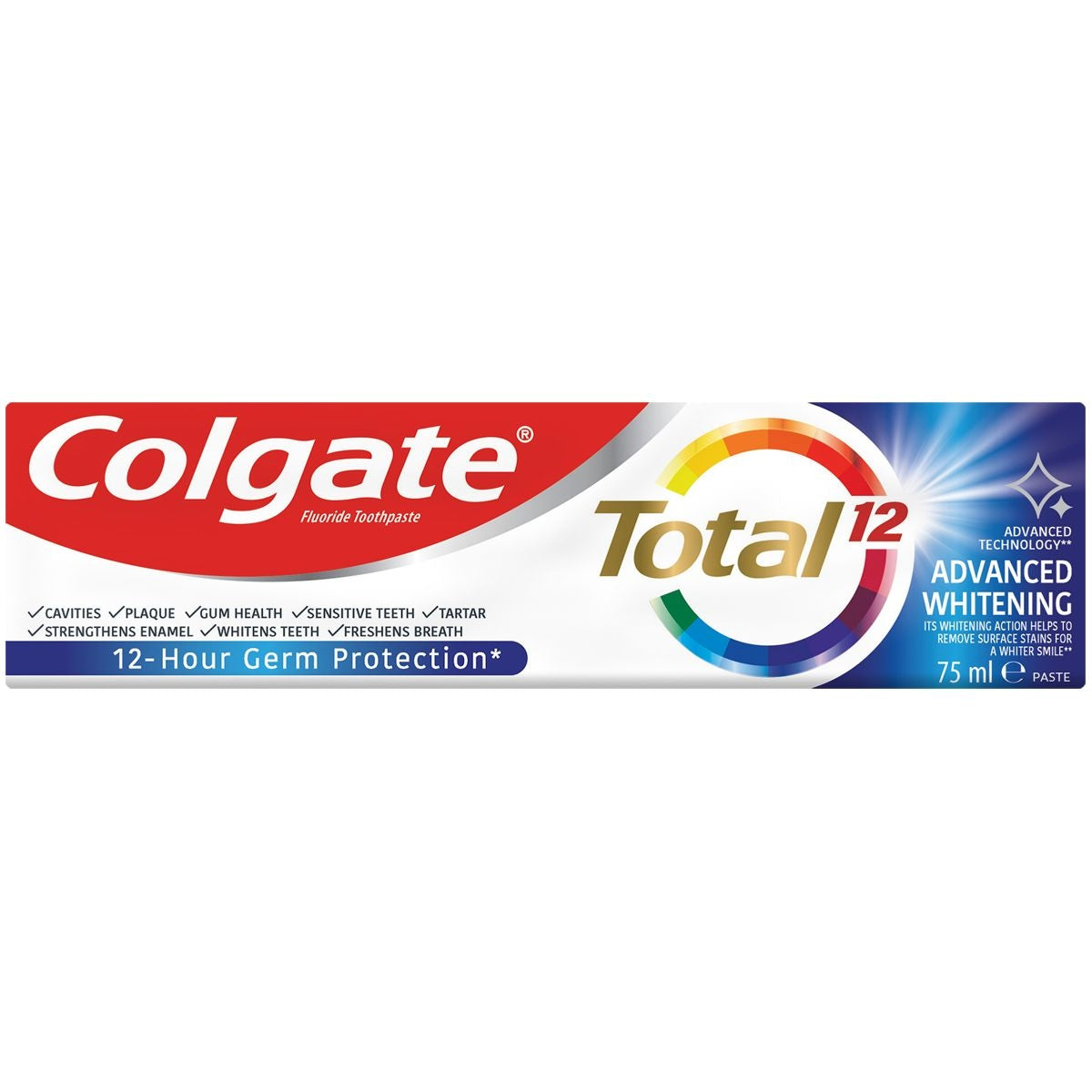 Colgate Tpaste  75ml Total Adv White