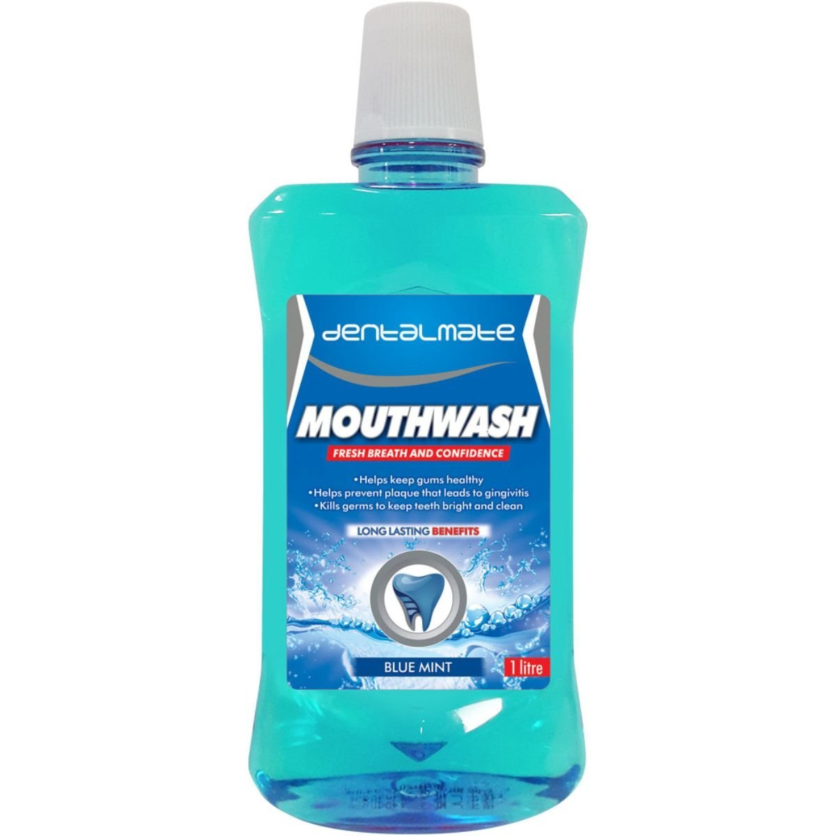 Dentalmate Mwash 1l Blue Mint