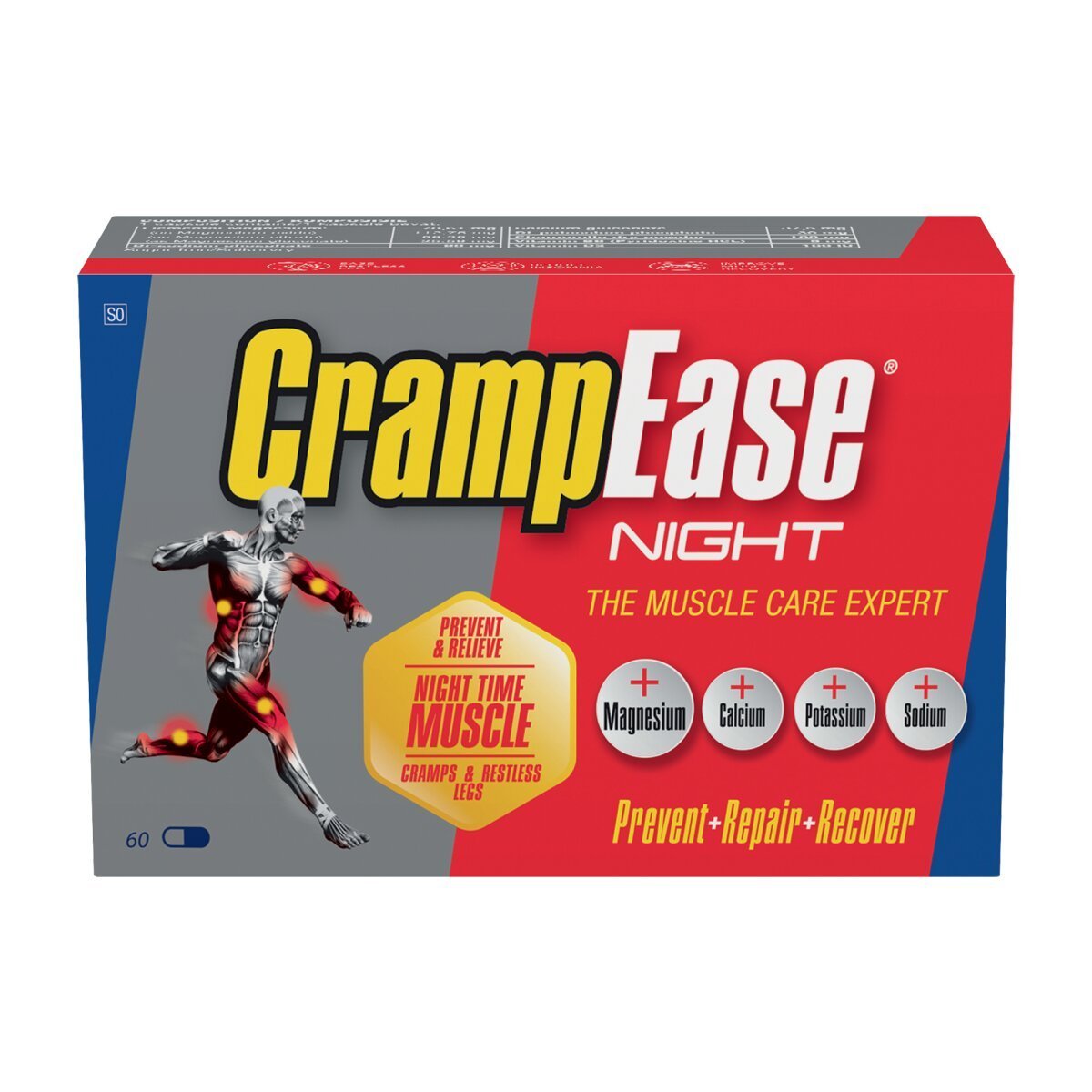 Cramp Ease Nite Caps 60