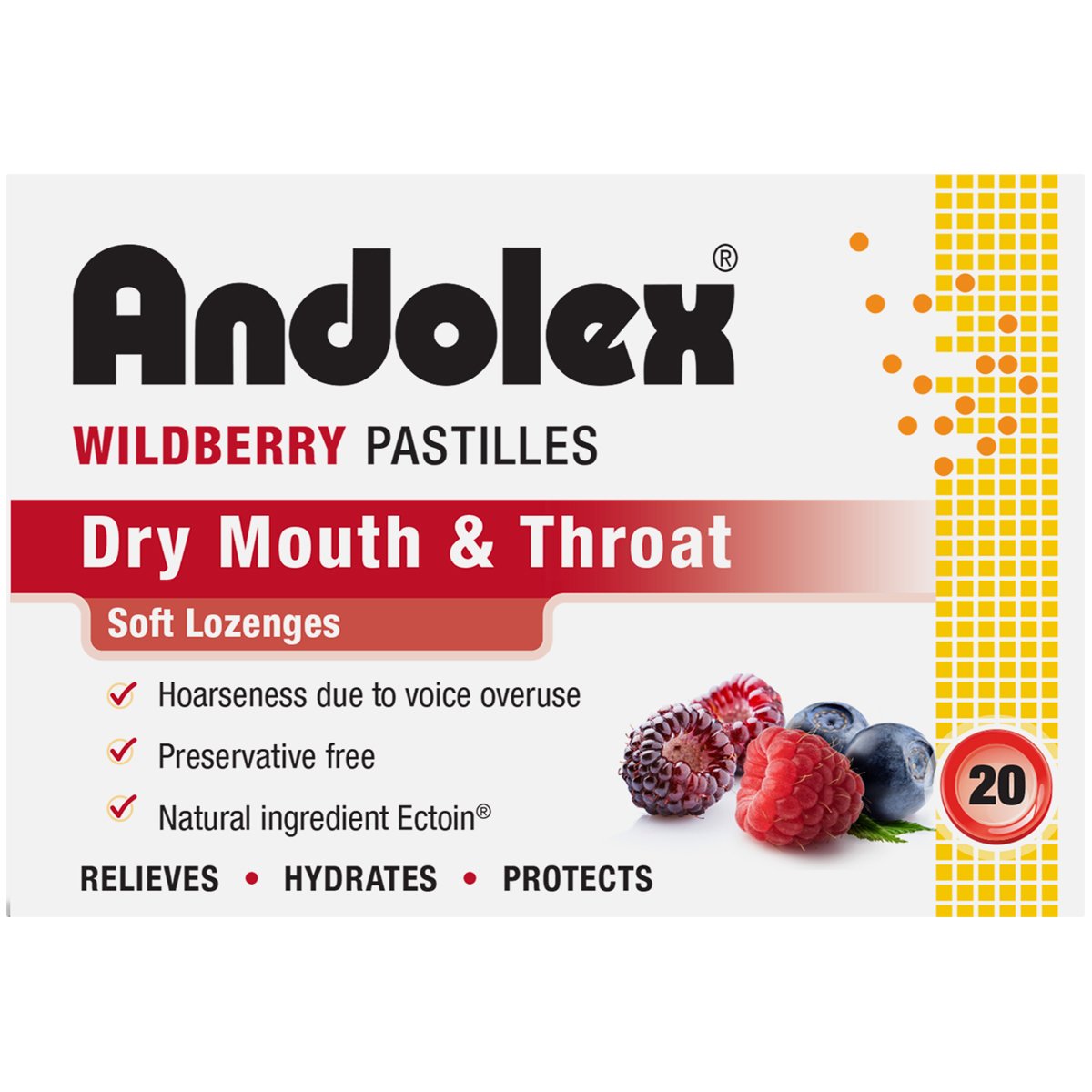 Andolex C Wildberry Pastilles 20