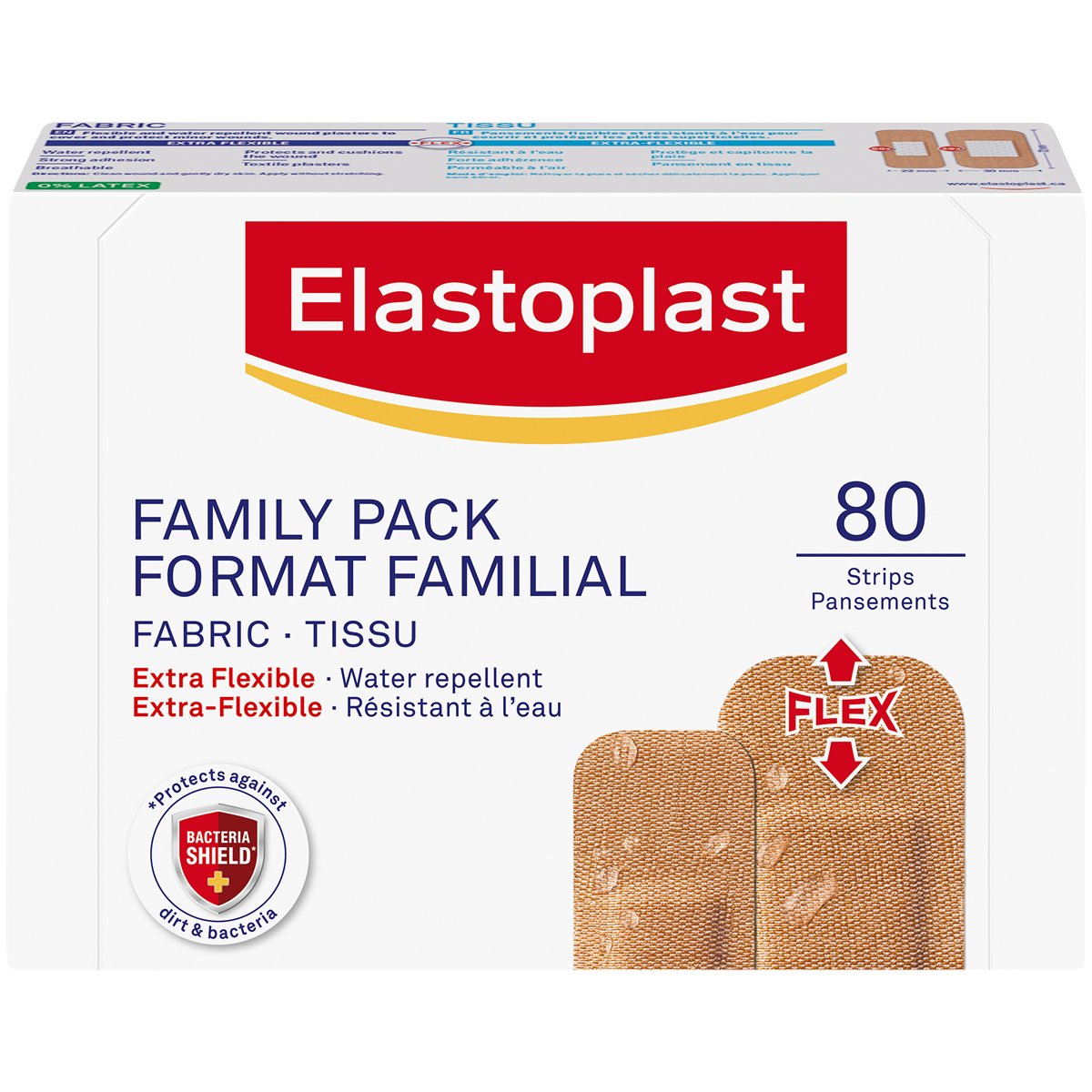 Elastoplast Fabric Strips 80