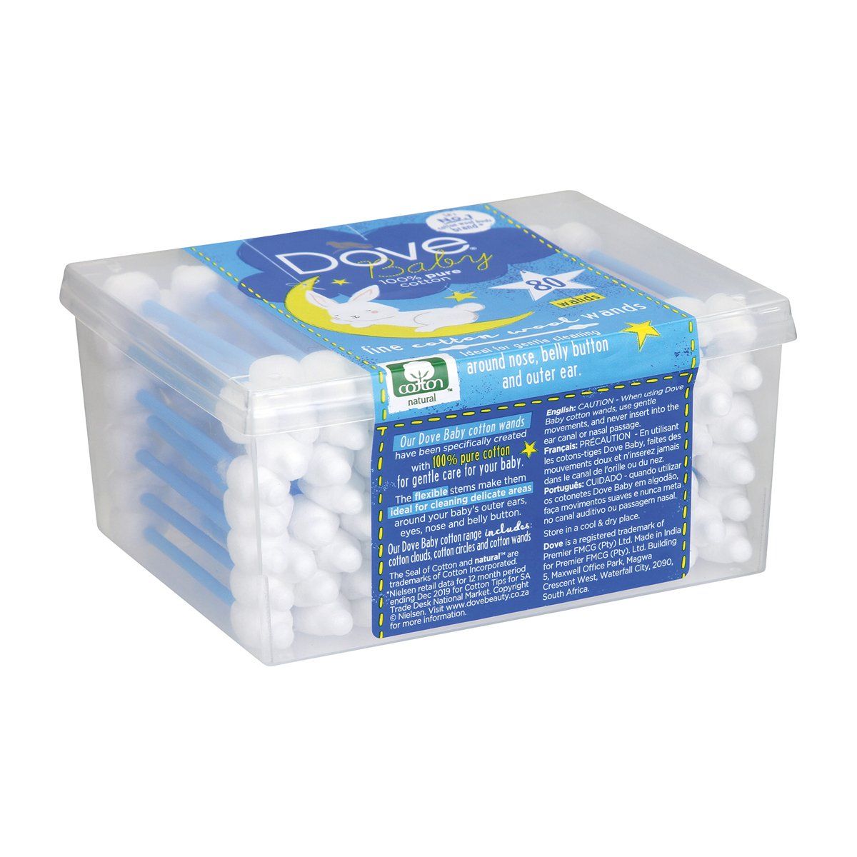 Dove Baby Cotton Wands 80
