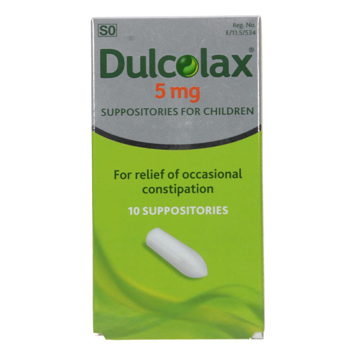 Dulcolax   Supps 10 Paed