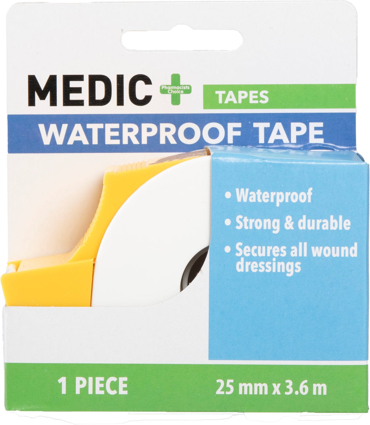 Medic Plaster Roll Wproof 2.5cmx3.6m