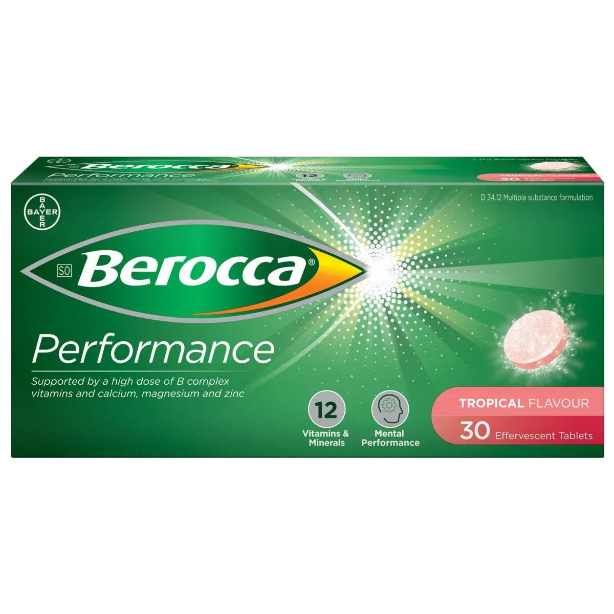 Berocca Eff Tabs 30 Tropical